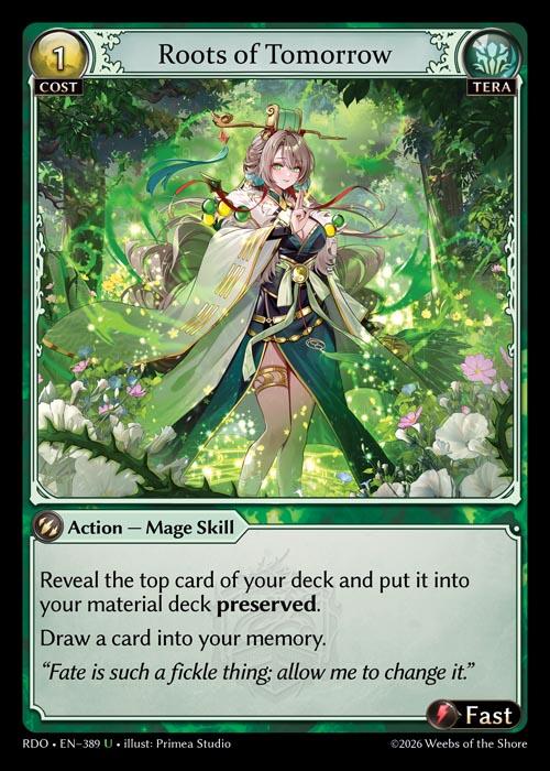 Roots of Tomorrow (Curio Foil) (389) [Radiant Origins]