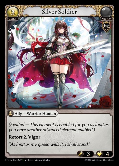 Silver Soldier (Curio Foil) (142) [Radiant Origins]