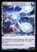 Unstable Voltage (Curio Foil) (309) [Radiant Origins]