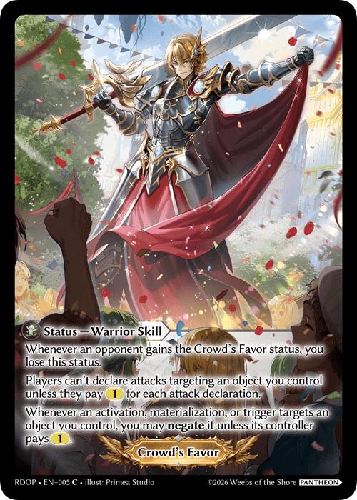 Crowd's Favor (5) [Radiant Origins: Pantheon]