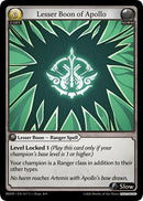 Lesser Boon of Apollo (17) [Radiant Origins: Pantheon]
