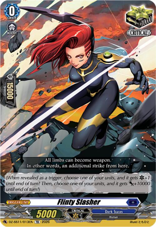 Flinty Slasher (DZ-SS11/013EN) [Master Deckset -Hikari Myodo-]