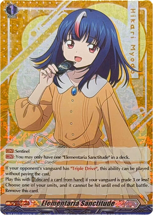 Elementaria Sanctitude (TDR) (DZ-SS11/019EN) [Master Deckset -Hikari Myodo-]