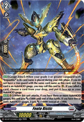 Feuto Ristic (DZ-BT13/040EN) [Parallactic Clash]