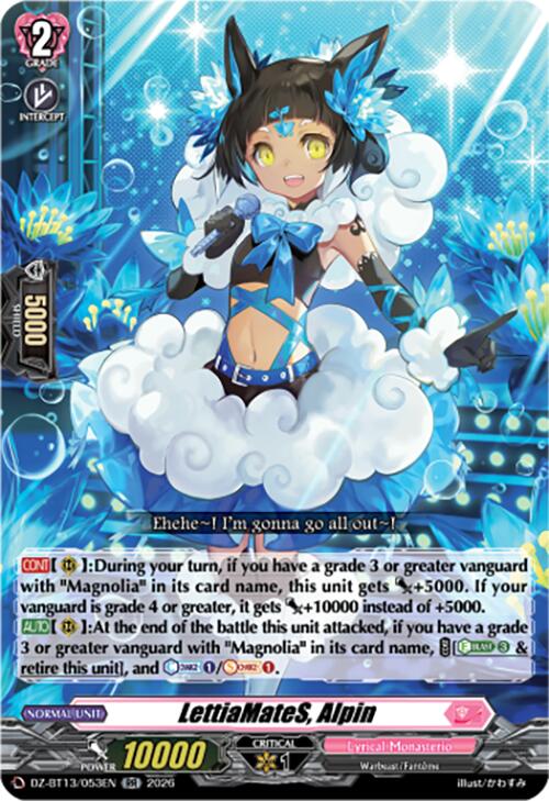 LettiaMateS, Alpin (DZ-BT13/053EN) [Parallactic Clash]