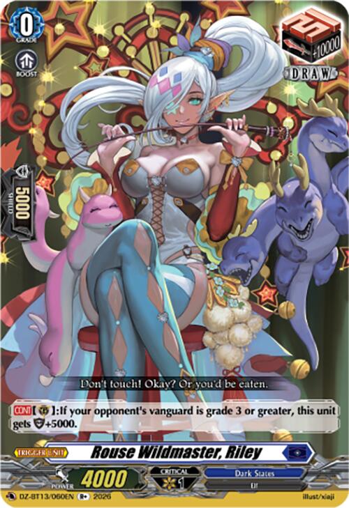 Rouse Wildmaster, Riley (DZ-BT13/060EN) [Parallactic Clash]