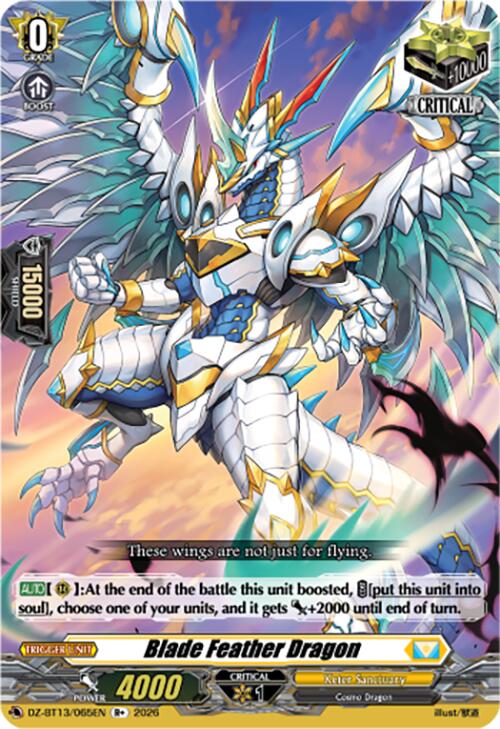 Blade Feather Dragon (DZ-BT13/065EN) [Parallactic Clash]