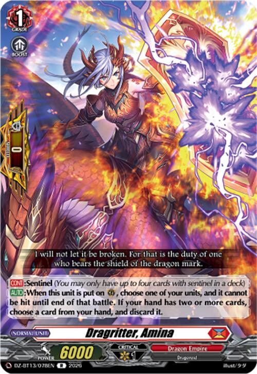 Dragritter, Amina (DZ-BT13/078EN) [Parallactic Clash]
