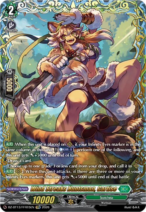 Wind Streaks Huntsman, Gartise (DZ-BT13/FFR15EN) [Parallactic Clash]