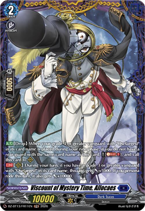 Viscount of Mystery Time, Allocaes (DZ-BT13/FR11EN) [Parallactic Clash]