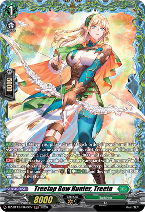 Treetop Bow Hunter, Treeta (DZ-BT13/FR40EN) [Parallactic Clash]