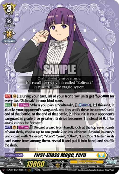 First-Class Mage, Fern (DZ-BT13/EX01EN) [Parallactic Clash]