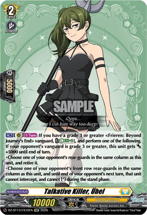 Talkative Killer, Ubel (DZ-BT13/EX12EN) [Parallactic Clash]