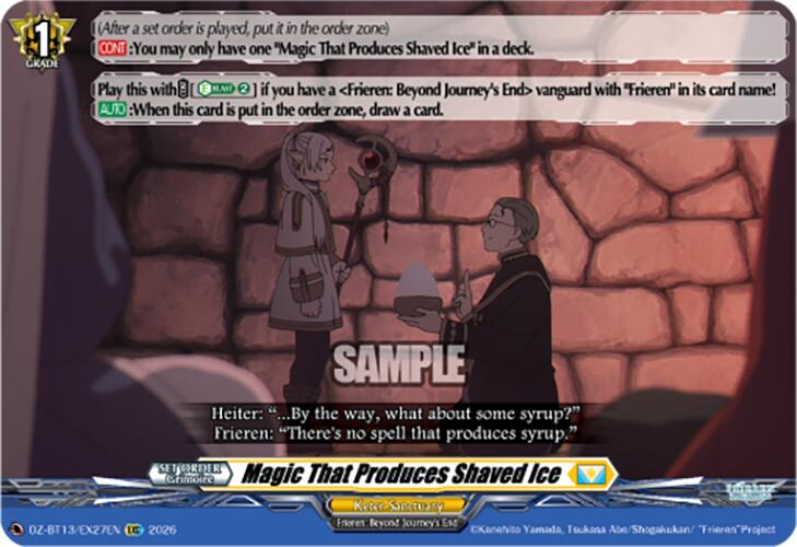 Magic That Produces Shaved Ice (DZ-BT13/EX27EN) [Parallactic Clash]