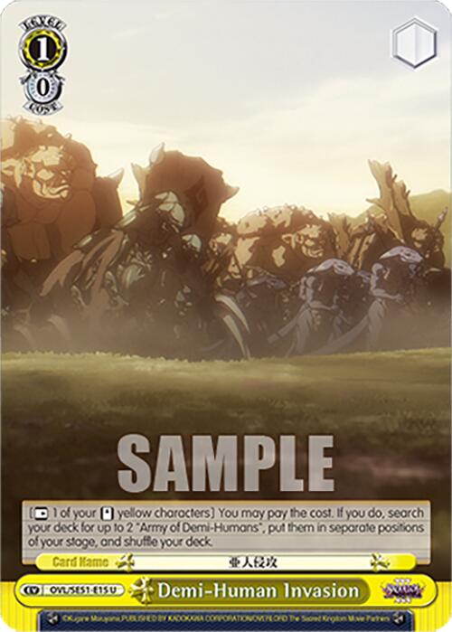 Demi-Human Invasion (OVL/SE51-E15 U) [Nazarick: Tomb of the Undead Vol.3 Extra Booster]