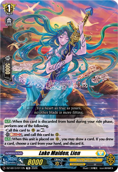 Lake Maiden, Lien (DZ-SS13/011EN) [Blaster Blade Start Deck]