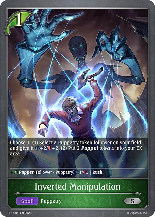 Inverted Manipulation (BP17-012EN) [Convergent Destinies]