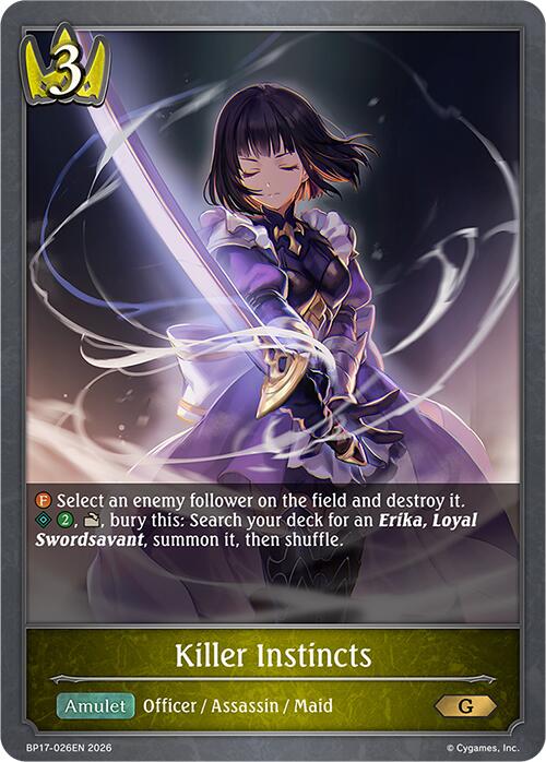 Killer Instincts (BP17-026EN) [Convergent Destinies]