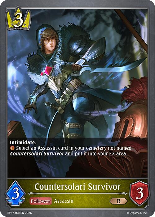 Countersolari Survivor (BP17-035EN) [Convergent Destinies]