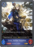 Tetra, Serene Sapphire - P09EN (Foil) (BP17-P09EN) [Convergent Destinies]