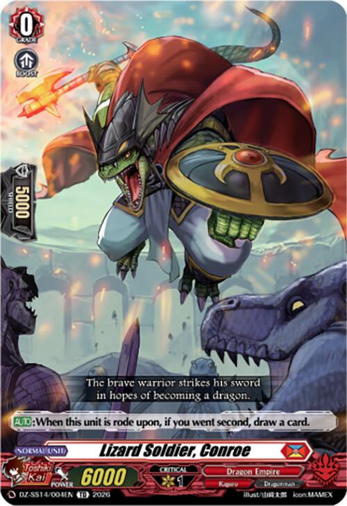 Lizard Soldier, Conroe (DZ-SS14/004EN) [Dragonic Overlord Start Deck]