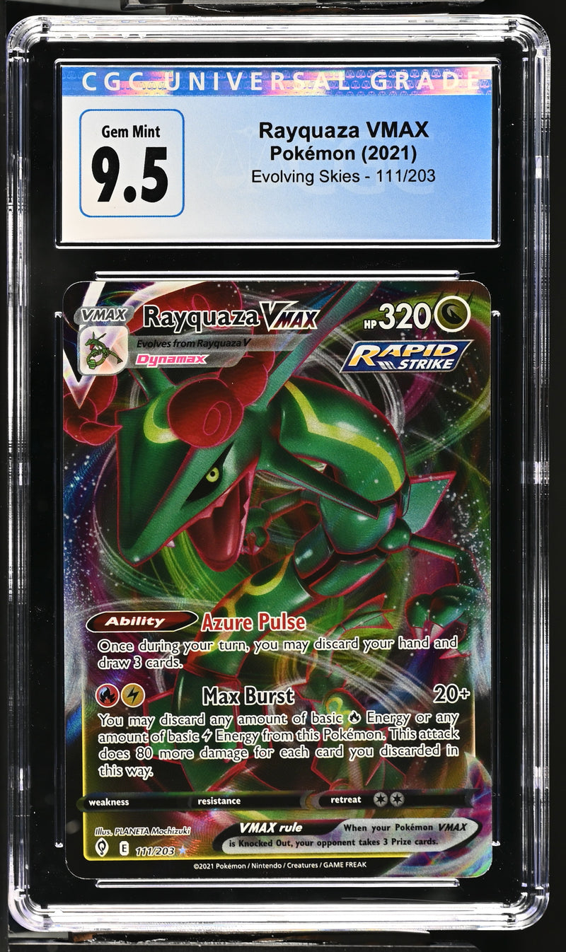 Rayquaza VMAX Graded CGC 9.5