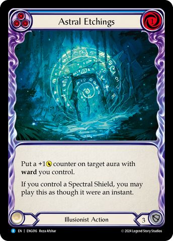 Astral Etchings [ENG016] (Part the Mistveil Enigma Blitz Deck)