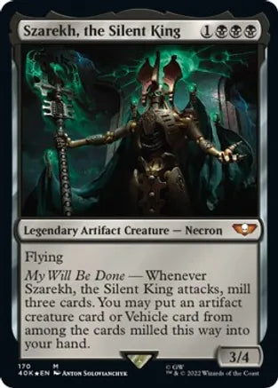 Necron Dynasties Commander Deck - Sleeved