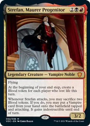 Vampiric Bloodline Commander Deck - Sleeved.