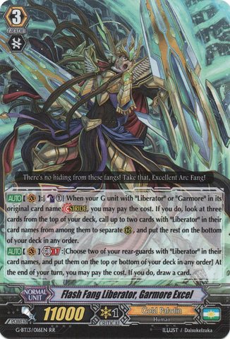 Flash Fang Liberator, Garmore Excel (G-BT13/016EN) [Ultimate Stride]