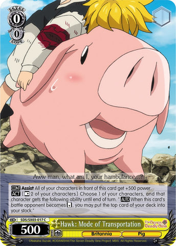 Hawk: Mode of Transportation (SDS/SX03-017 C) [The Seven Deadly Sins]