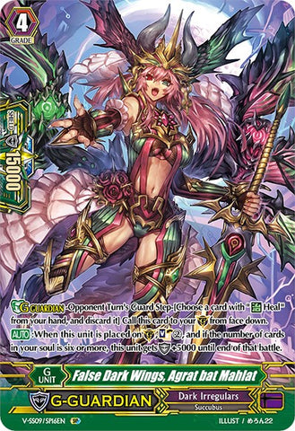 False Dark Wings, Agrat bat Mahlat (V-SS09/SP16EN) [Revival Selection]
