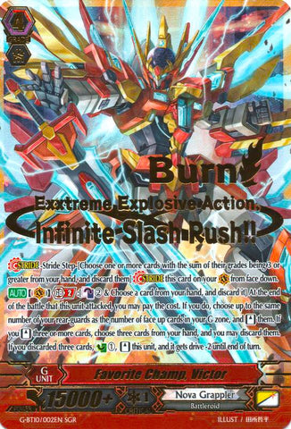 Favorite Champ, Victor (SGR) (G-BT10/002EN) [Raging Clash of the Blade Fangs]