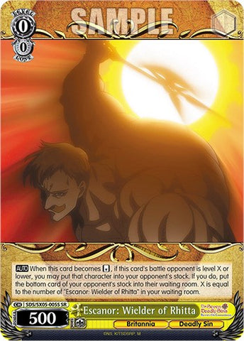 Escanor: Wielder of Rhitta (SR) [The Seven Deadly Sins: Revival of The Commandments]