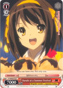 Haruhi at a Summer Festival (SY/WE09-E18) [The Melancholy of Haruhi Suzumiya Extra Booster]