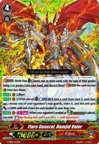 Flare General, Dumjid Valor (V-SS01/013EN) [Premium Collection 2019]