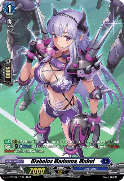 Diabolos Madonna, Mabel (Foil) (D-PR/265EN-S) [Clash of Heroes]