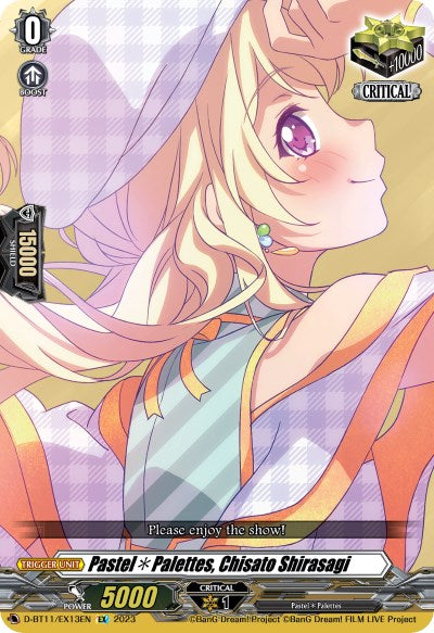 Pastel*Palettes, Chisato Shirasagi (D-BT11/EX13EN) [Clash of Heroes]