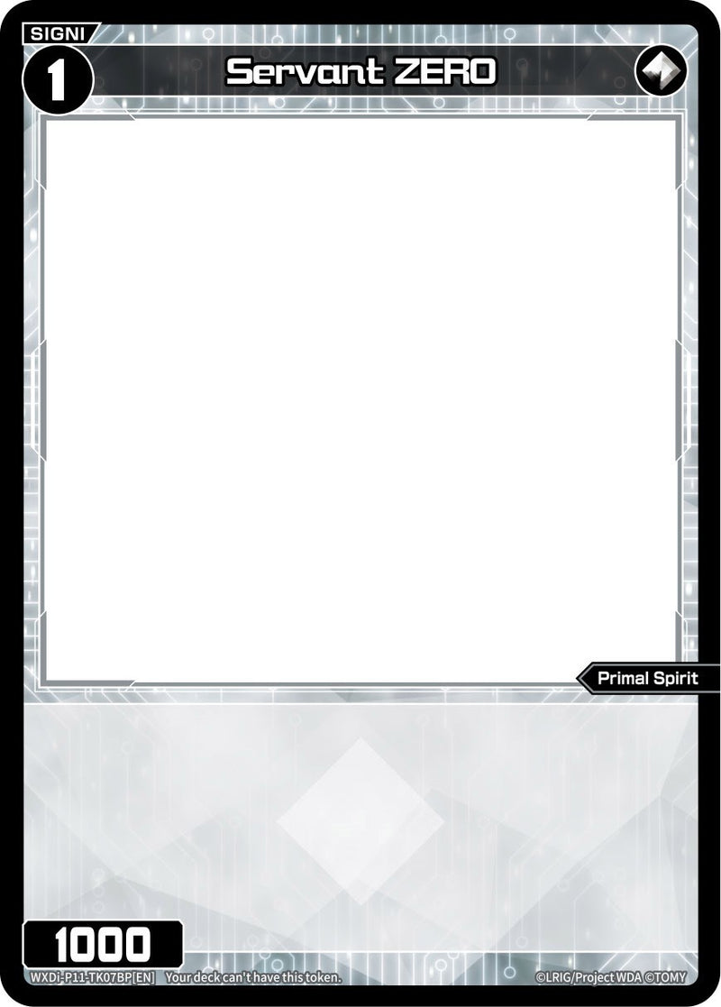 Myu // Servant ZERO (Parallel Foil) (WXDi.P11-TK07AP[EN] // WXDi-P11-TK07BP[EN]) [Reunion Diva]