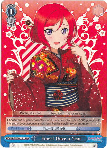 Finest Once a Year (LL/EN-W02-E142 U) [Love Live! DX Vol.2]