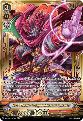 Evil Stealth Dragon Akatsuki, Hanzo (SVR) (V-BT07/003EN) [Infinideity Cradle]