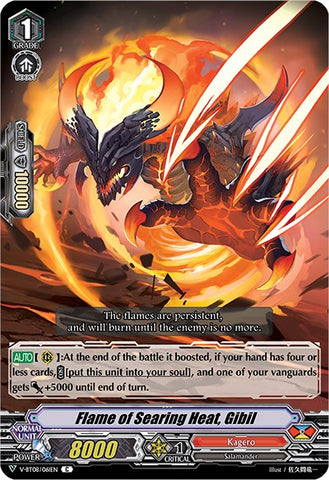 Flame of Searing Heat, Gibil (V-BT08/061EN C) [Silverdust Blaze]