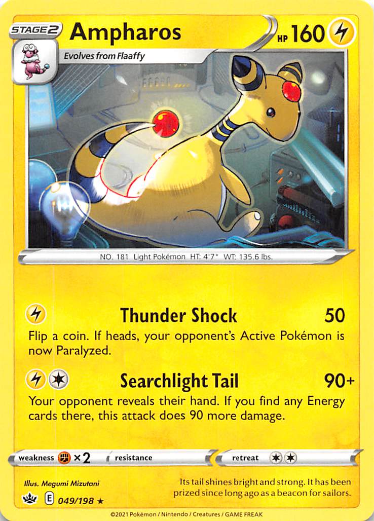 Ampharos (049/198) [Sword & Shield: Chilling Reign]