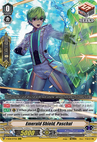Emerald Shield, Paschal (V-SS08/077EN) [Clan Selection Plus Vol.2]