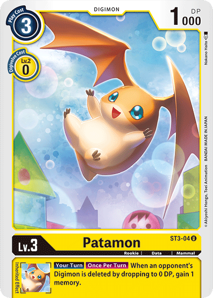 Patamon [ST3-04] [Starter Deck: Heaven's Yellow]