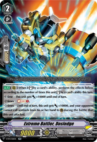 Extreme Battler, Dosledge (V-BT11/021EN) [Storm of the Blue Cavalry]