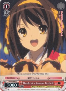 Haruhi at a Summer Festival (SY/WE09-E18) (Foil) [The Melancholy of Haruhi Suzumiya Extra Booster]