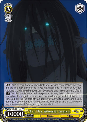 Eren Titan: Welcoming Foreigners (Foil) [Attack On Titan: Final Season]