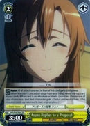 Asuna Replies to a Proposal (SAO/S20-TE04 TD) [Sword Art Online]