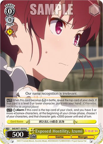 Exposed Hostility, Izumi [Saekano How to Raise a Boring Girlfriend. flat]